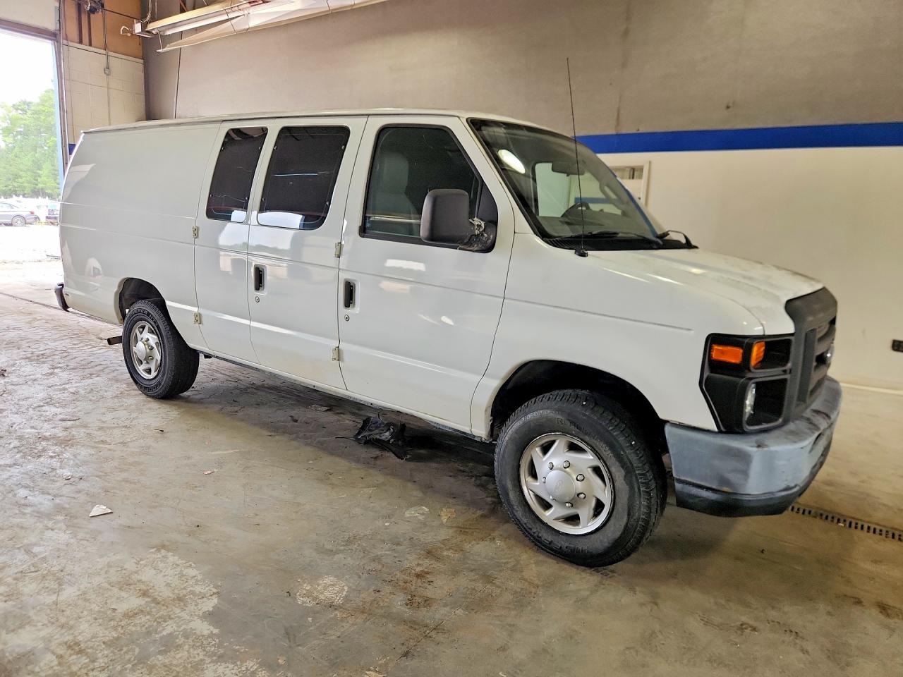 2010 Ford Econoline E150 Van White vin: 1FTNS1EW9ADA23645