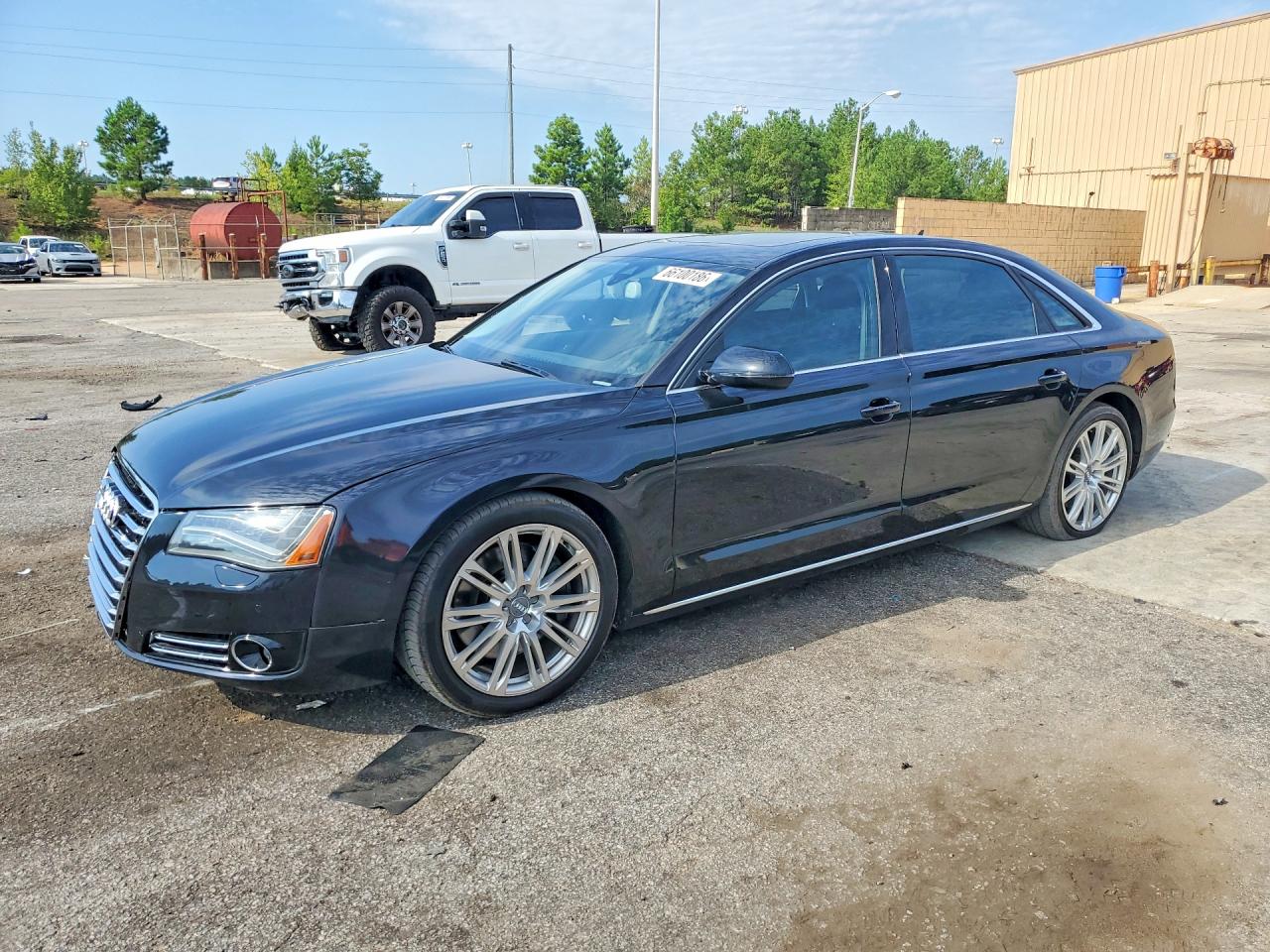 2012 Audi A8 L Quattro Black vin: WAURVAFDXCN008264