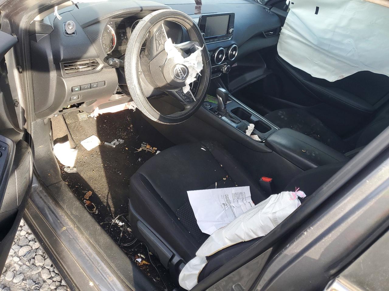 2022 Nissan Sentra S Серый vin: 3N1AB8BV9NY279034