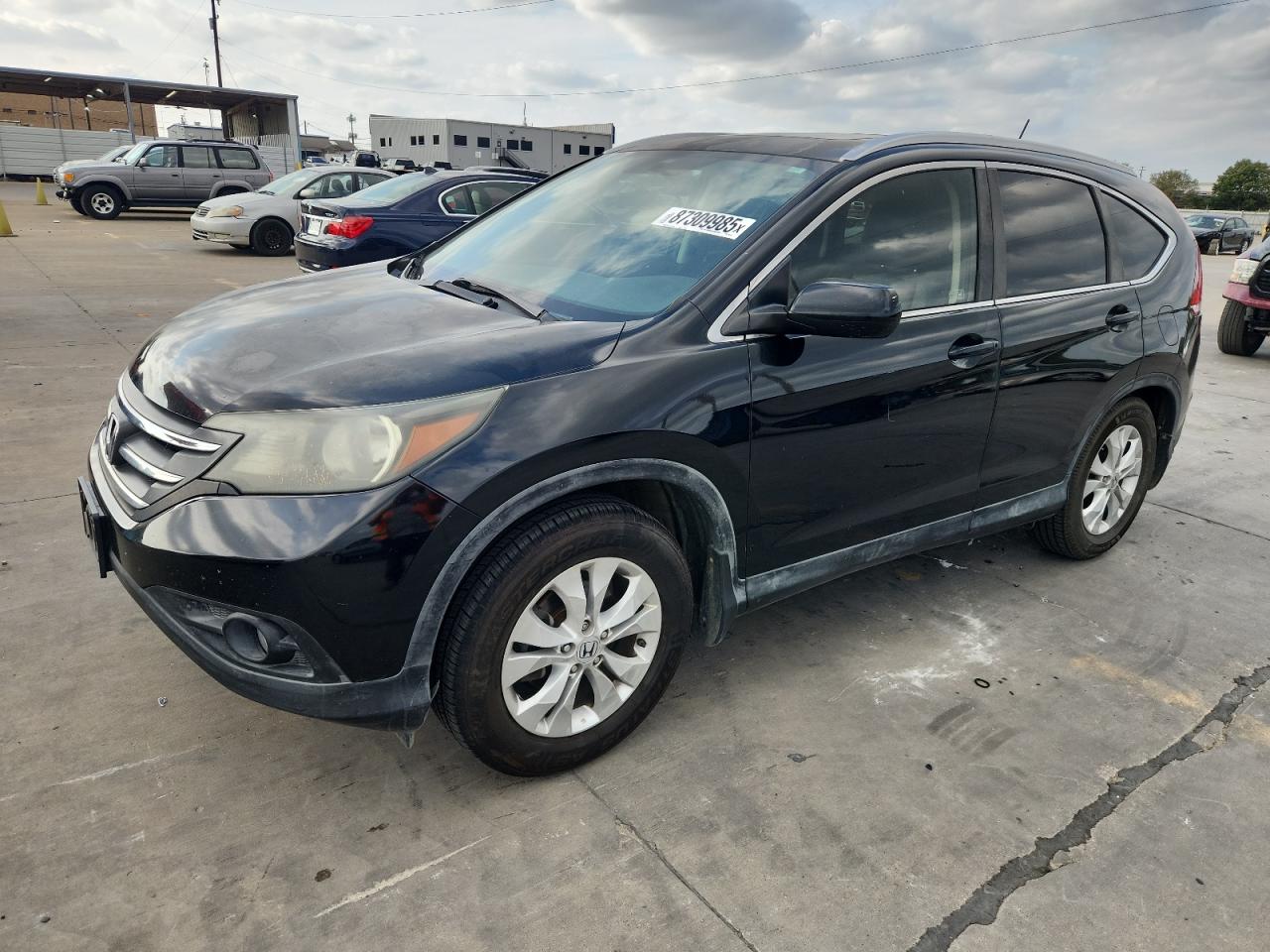 2012 Honda Cr-v Exl Black vin: JHLRM3H77CC006902