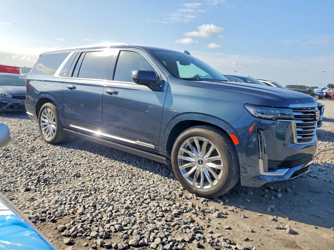 2021 Cadillac Escalade Esv Premium Luxury Platinum Blue vin: 1GYS4MKLXMR172818