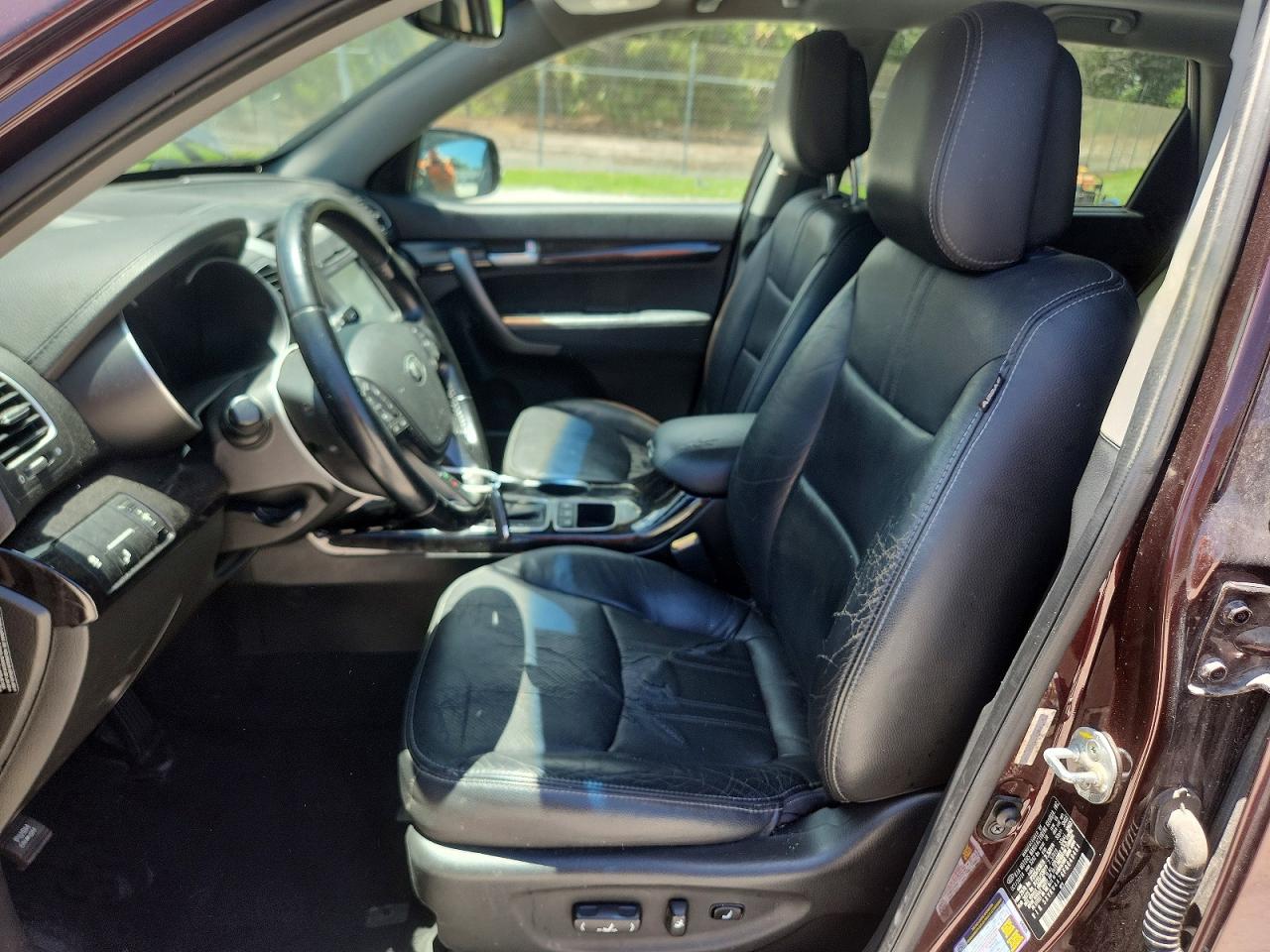 2015 Kia Sorento Sx Maroon vin: 5XYKW4A76FG649461