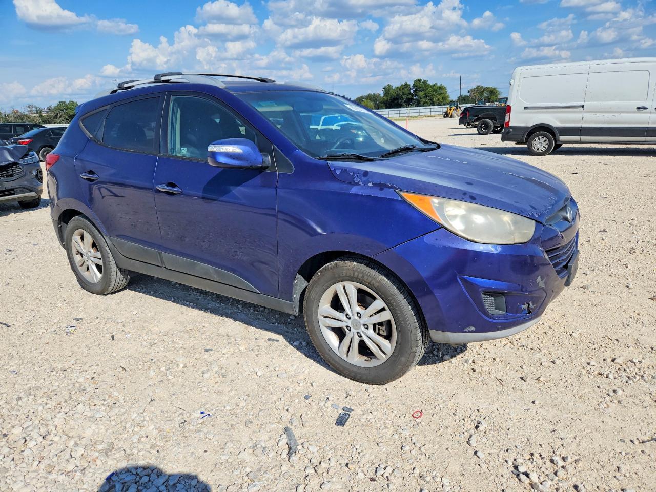2012 Hyundai Tucson Gls Blue vin: KM8JU3AC5CU340031