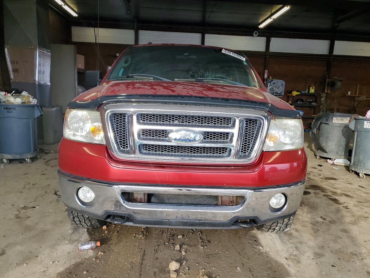 2008 Ford F150 Supercrew Red vin: 1FTPW14VX8FA53418