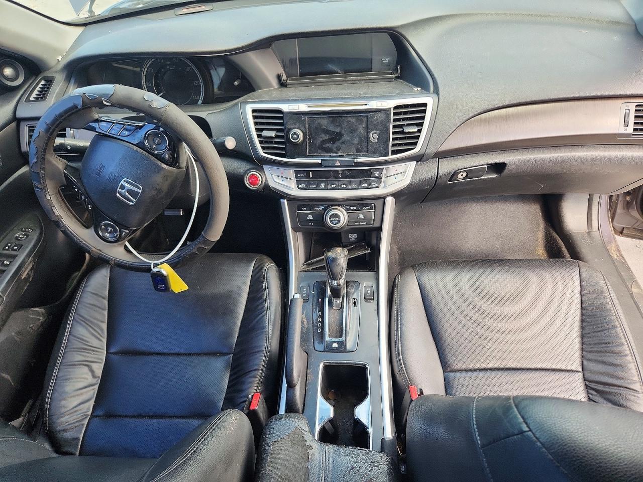 2014 Honda Accord Touring Hybrid Gray vin: 1HGCR6F71EA006984