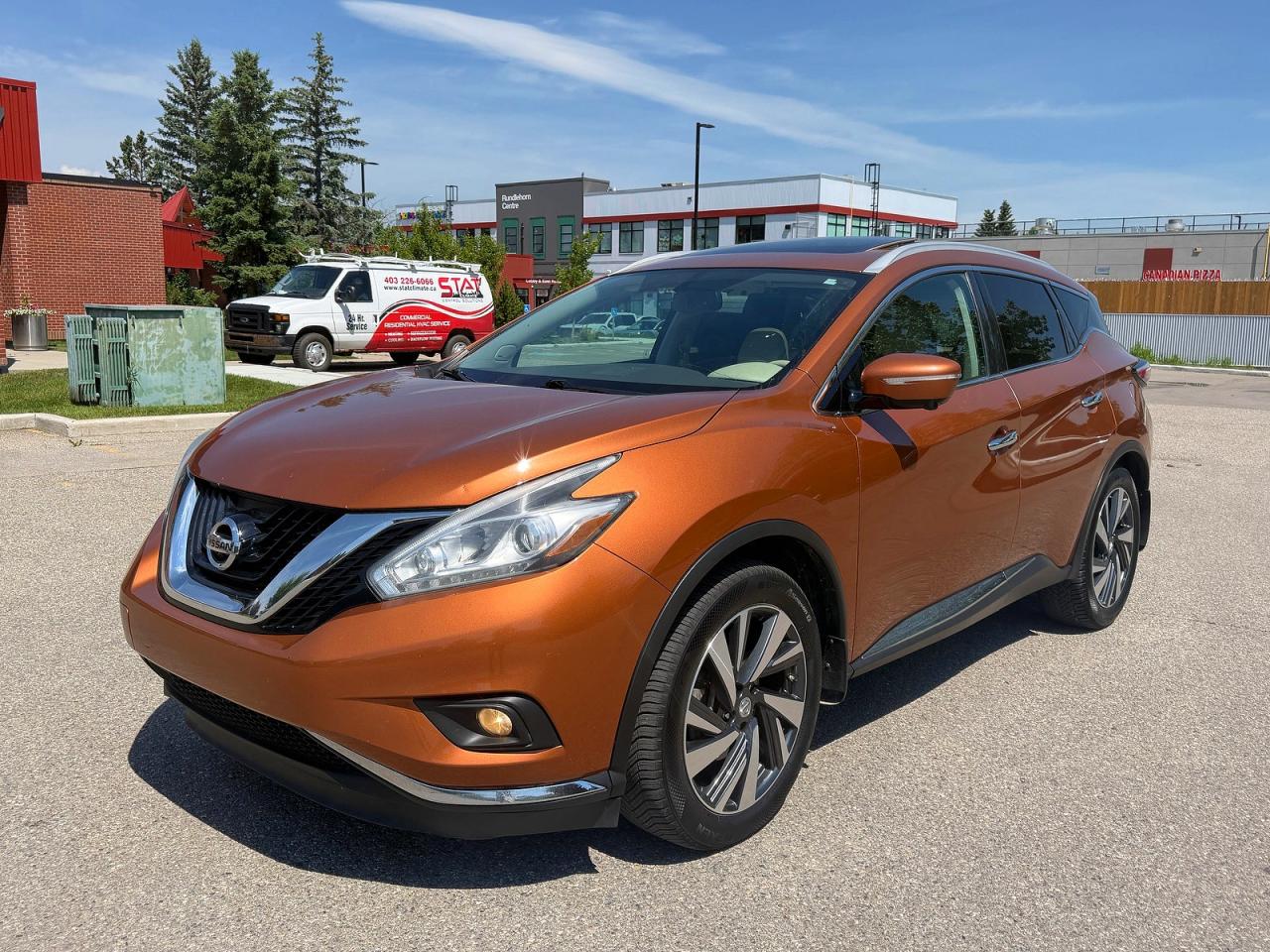2015 Nissan Murano S Orange vin: 5N1AZ2MH4FN237832