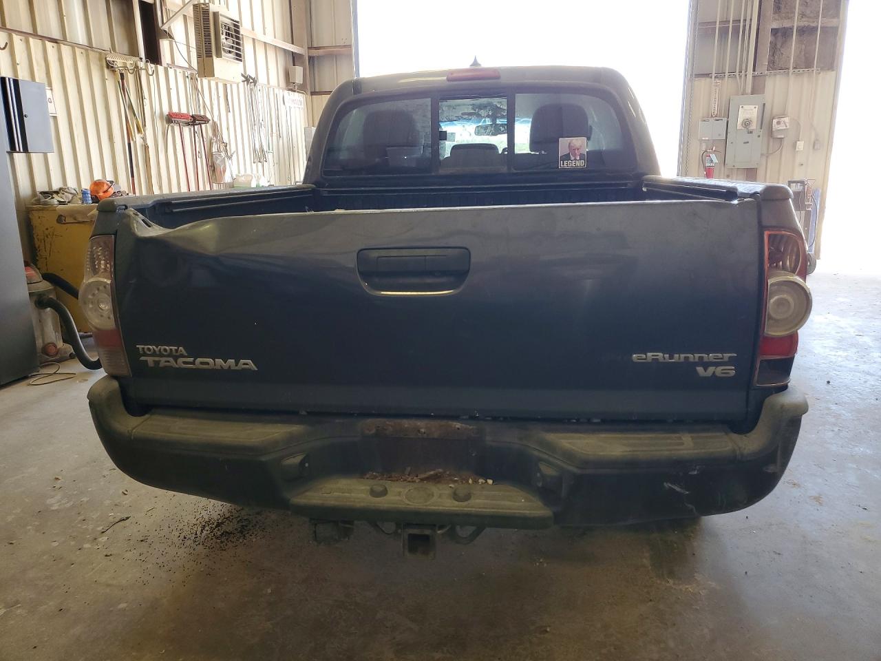 2013 Toyota Tacoma Double Cab Gray vin: 3TMJU4GN9DM147356