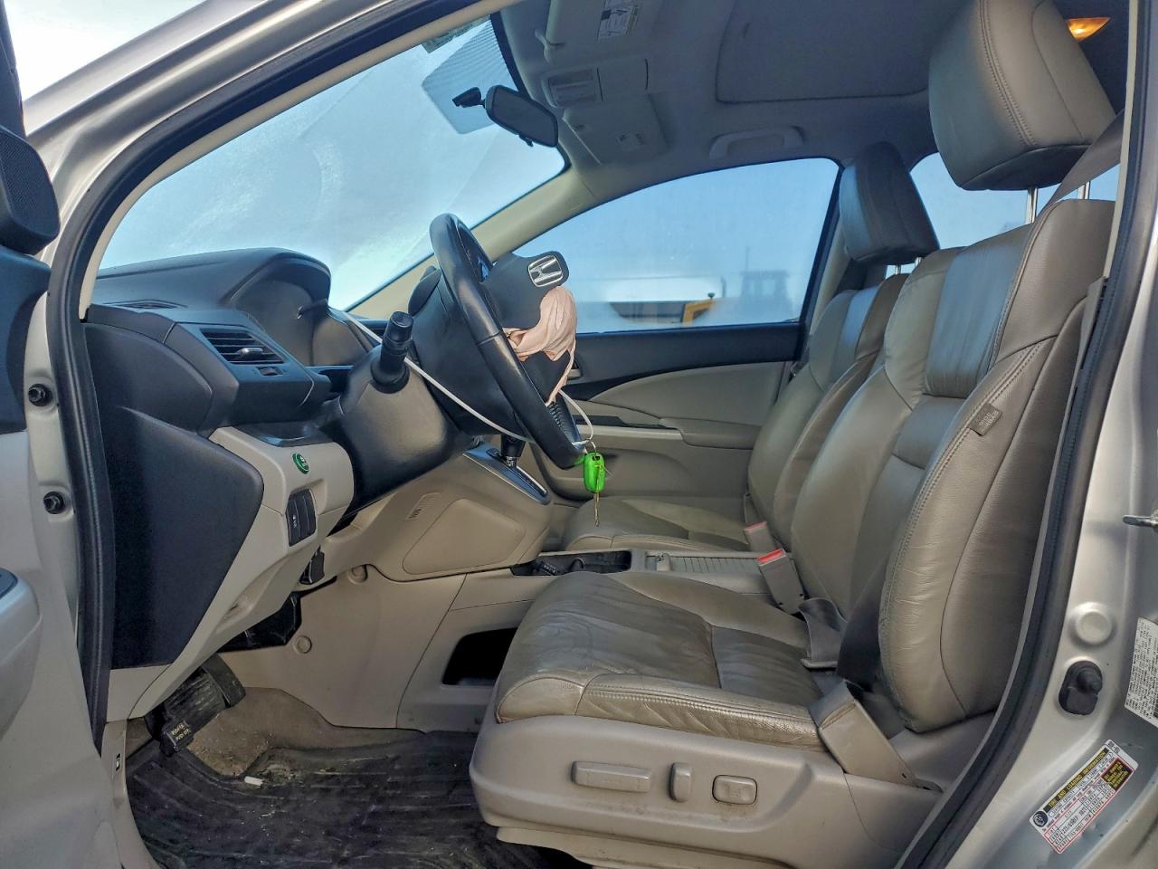 2012 Honda Cr-v Exl Silver vin: JHLRM4H74CC007673