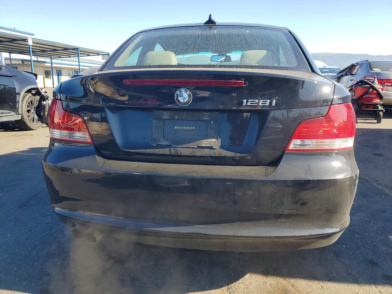 2009 Bmw 128 I Black vin: WBAUP93509VF48783