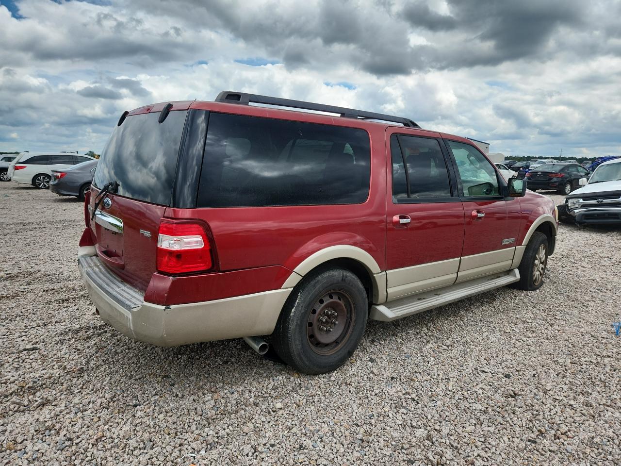 2008 Ford Expedition El Eddie Bauer Burgundy vin: 1FMFK17508LA68929