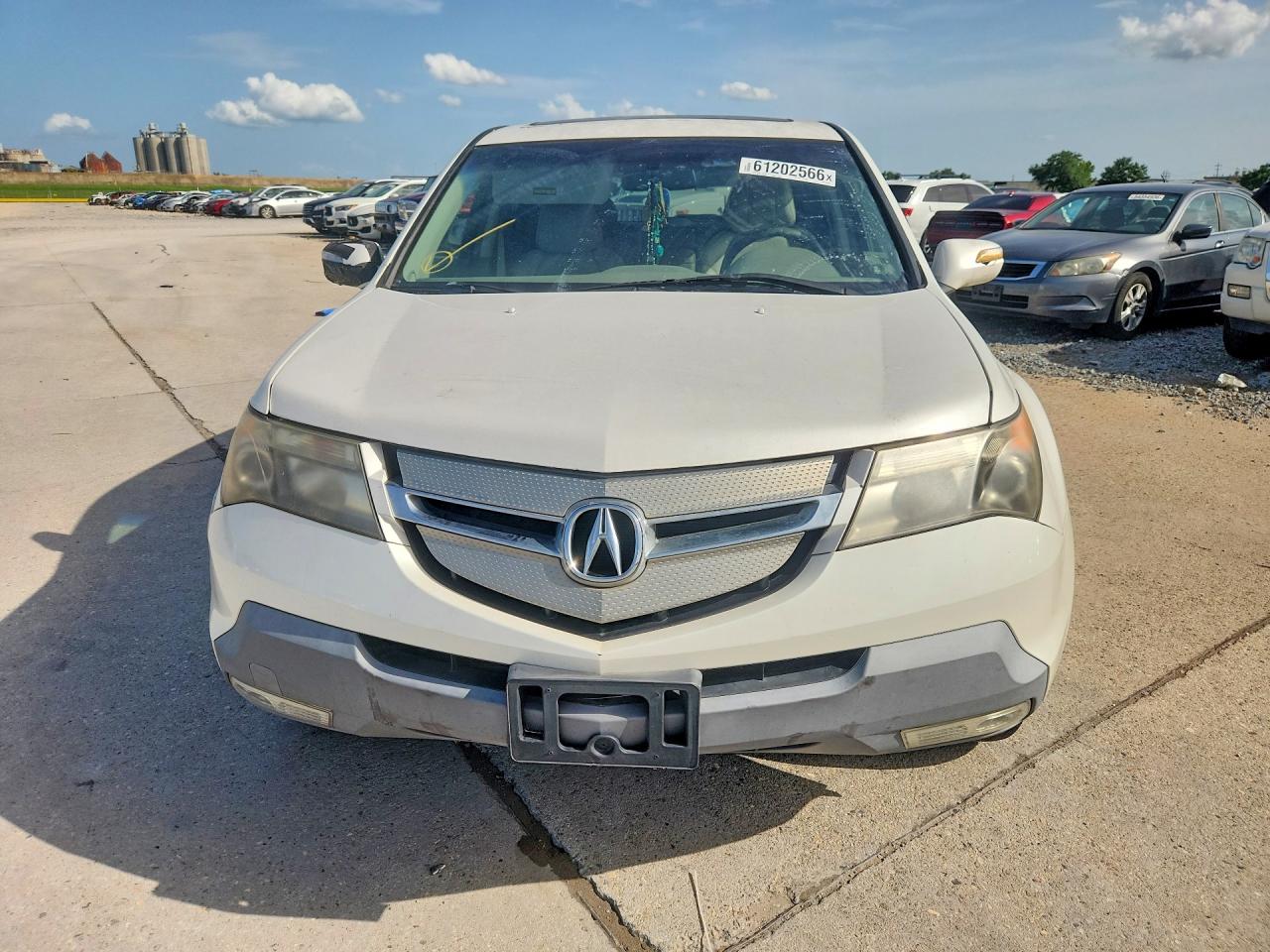 2008 Acura Mdx White vin: 2HNYD28298H542353