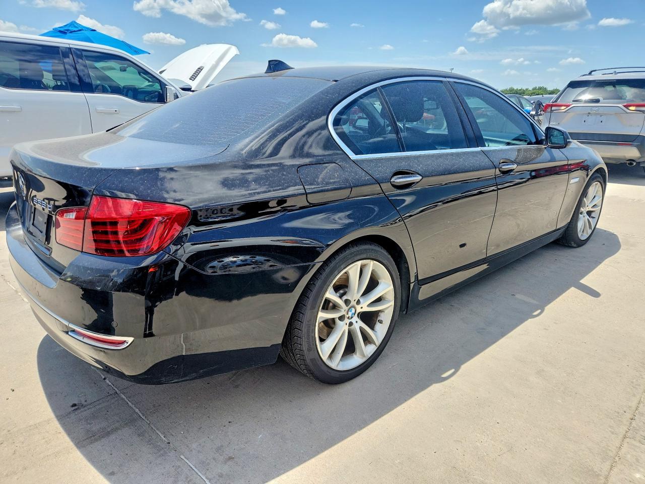 2014 Bmw 535 D Black vin: WBAXA5C58ED690352