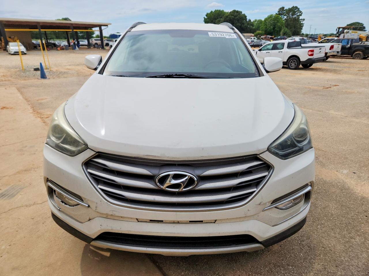 2017 Hyundai Santa Fe Sport 2.4l White vin: 5NMZUDLB9HH033493