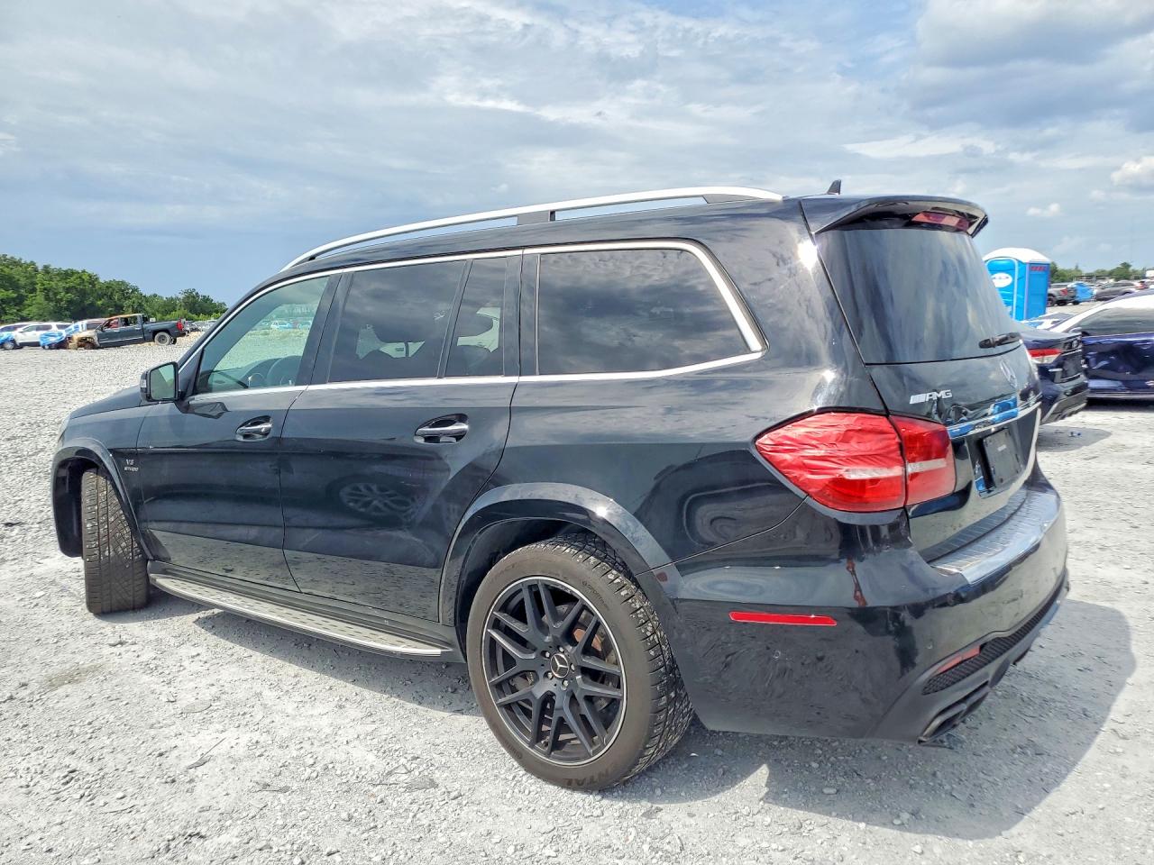 2017 Mercedes-benz Gls 63 Amg 4matic Black vin: 4JGDF7FE2HA773047