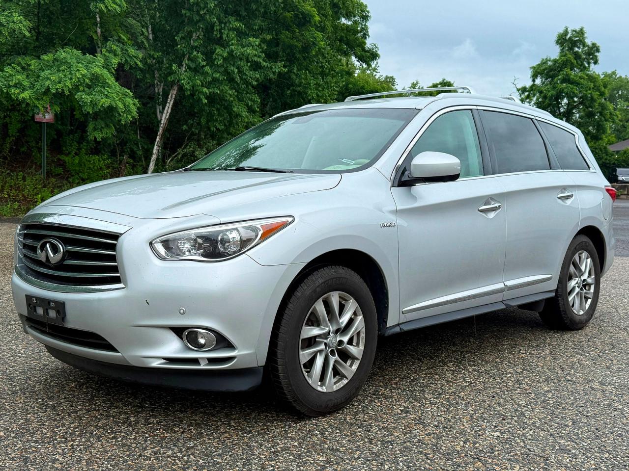 2014 Infiniti Qx60 Hybrid Silver vin: 5N1CL0MMXEC512657