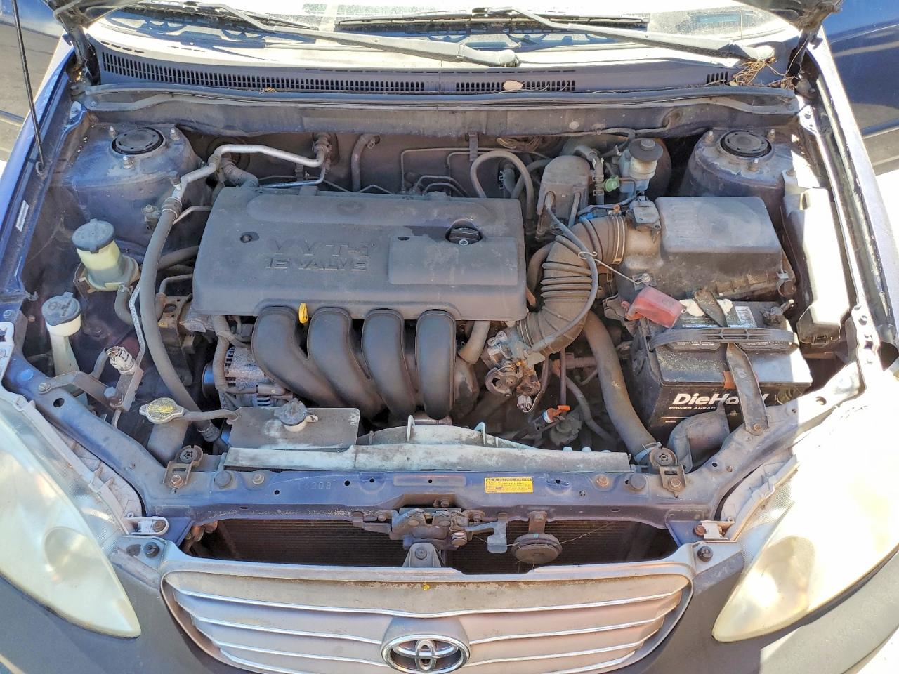 2004 Toyota Corolla Le Blue vin: 1NXBR32E84Z260617
