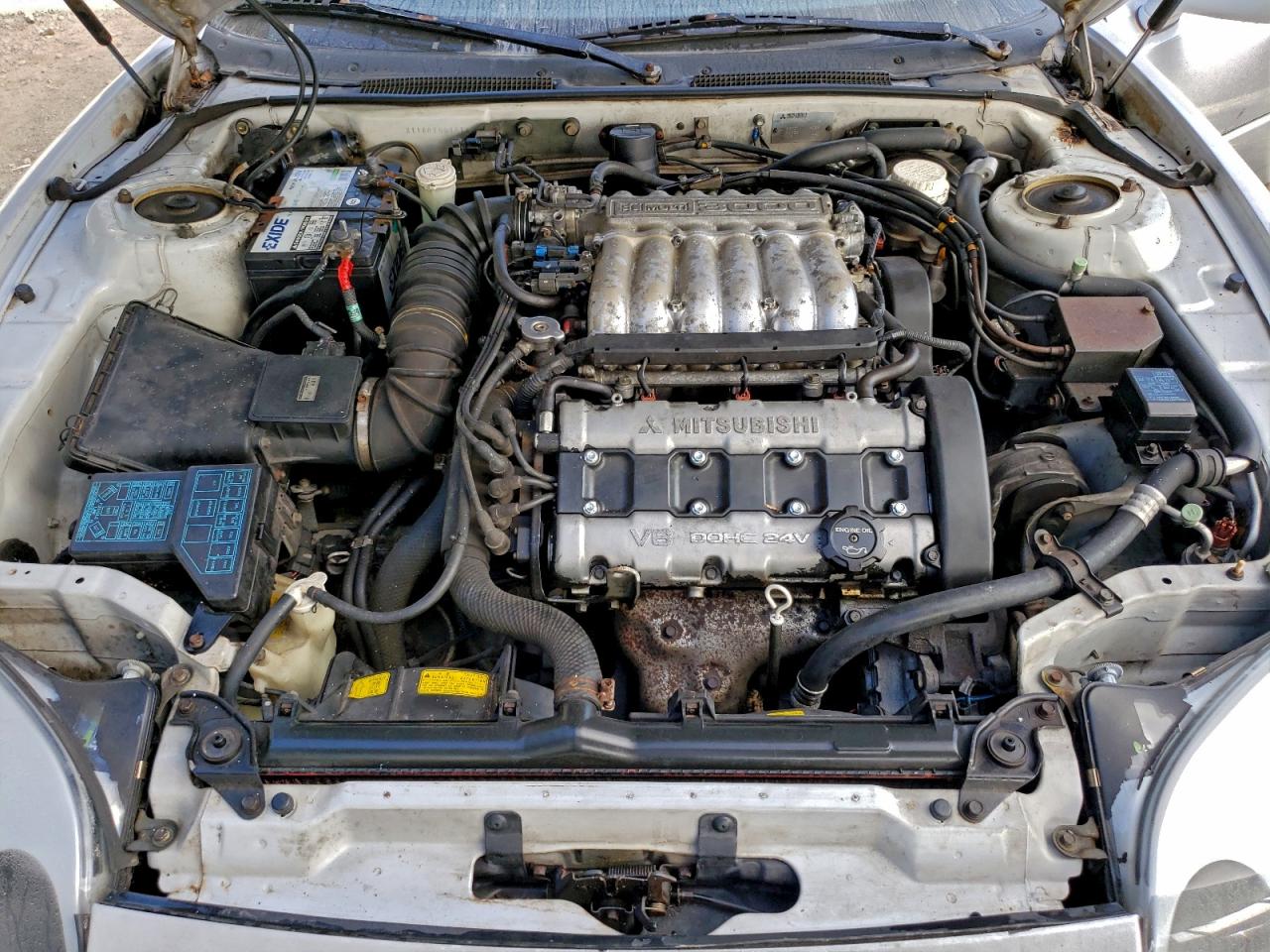 1994 Mitsubishi 3000 Gt White vin: JA3AM54J9RY009818