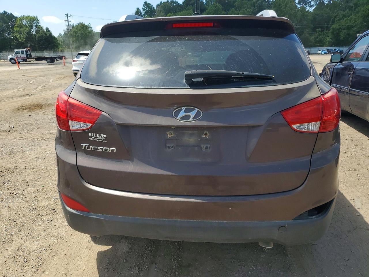 2015 Hyundai Tucson Se Brown vin: KM8JU3AGXFU015012