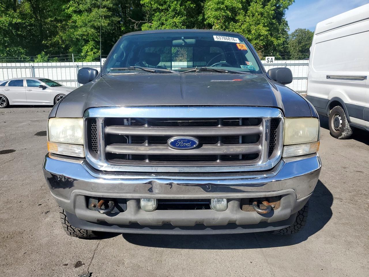 2002 Ford F250 Super Duty Gray vin: 1FTNX21LX2EC31936