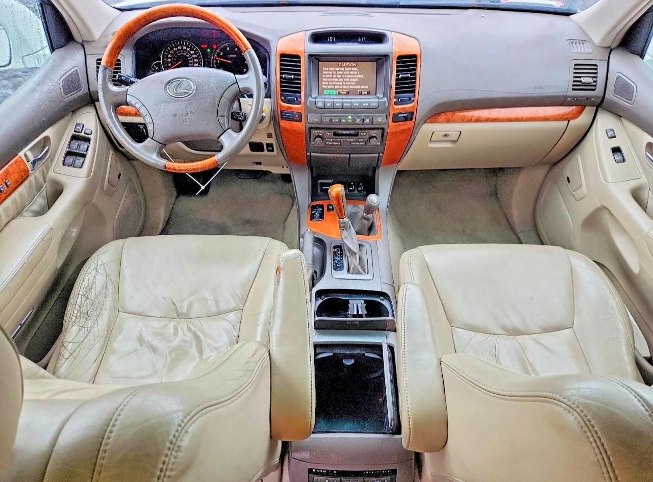 2004 Lexus Gx 470 White vin: JTJBT20X640032396