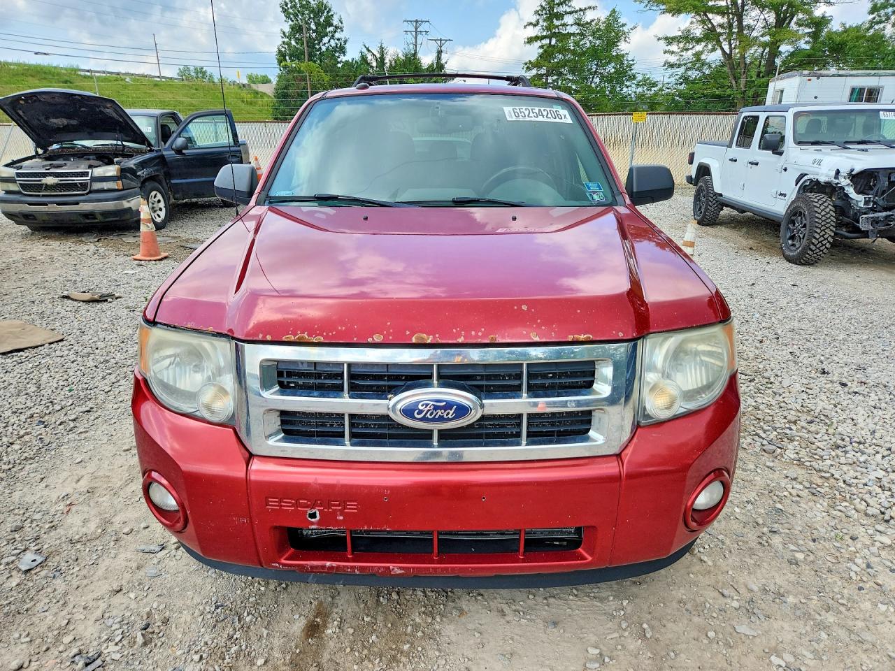 2012 Ford Escape Xlt Red vin: 1FMCU9DG6CKA81717