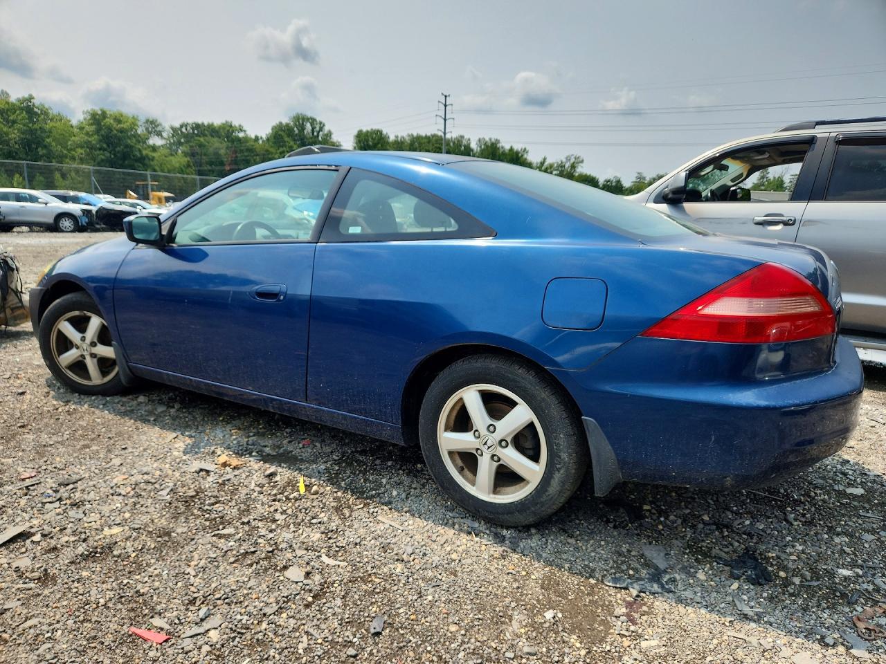 2003 Honda Accord Ex Синий vin: 1HGCM72683A027393