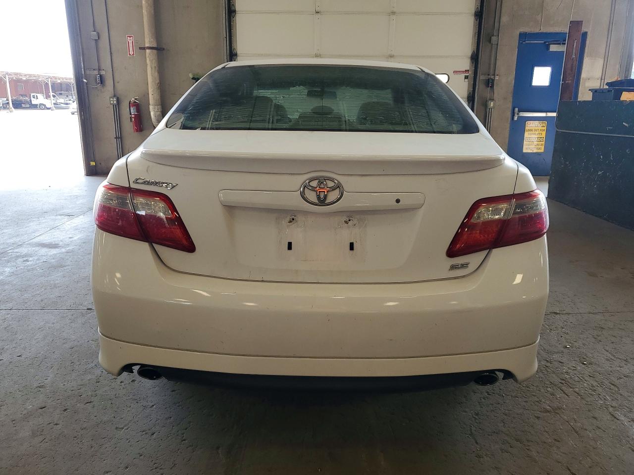 2007 Toyota Camry Se V6 White vin: 4T1BK46K87U544005