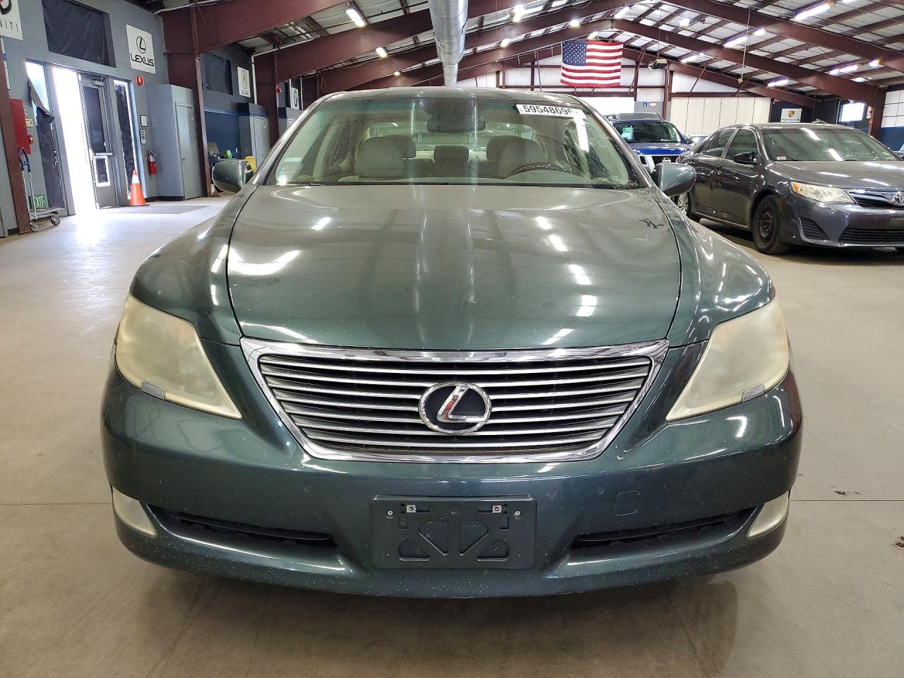 2007 Lexus Ls 460 Зеленый vin: JTHBL46F375047649