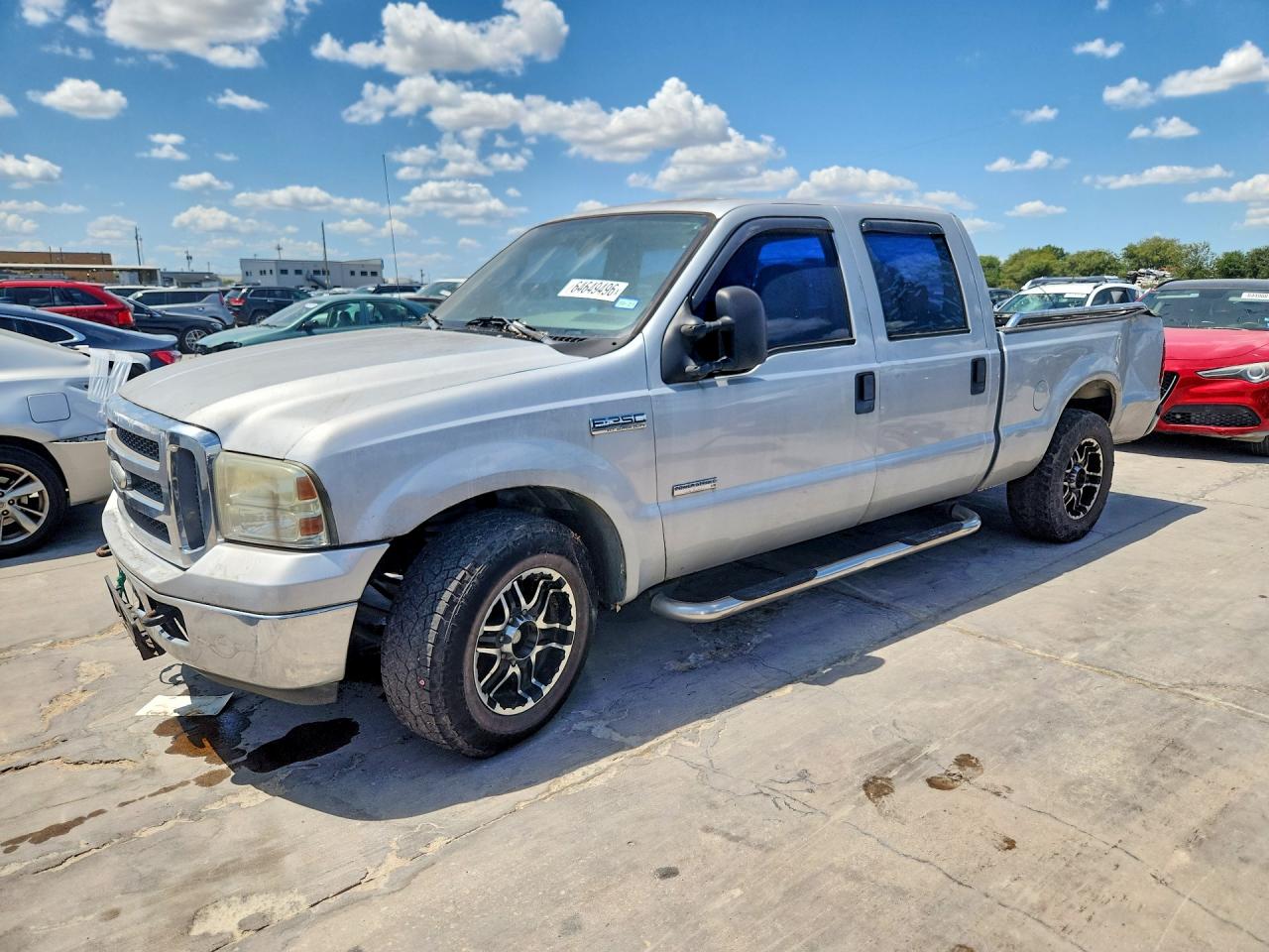 2005 Ford F250 Super Duty Silver vin: 1FTSW20P15ED09762