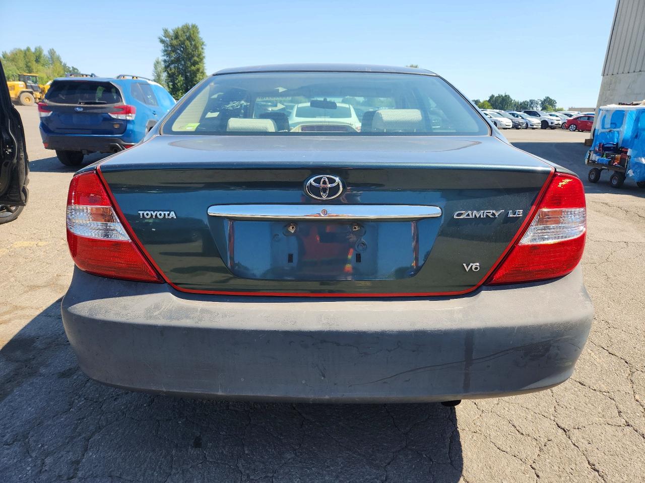 2003 Toyota Camry Le V6 Green vin: 4T1BF32K43U545070
