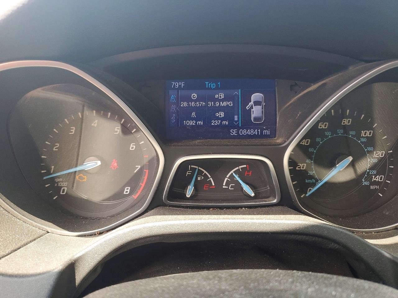 2014 Ford Focus Se Black vin: 1FADP3F27EL234719