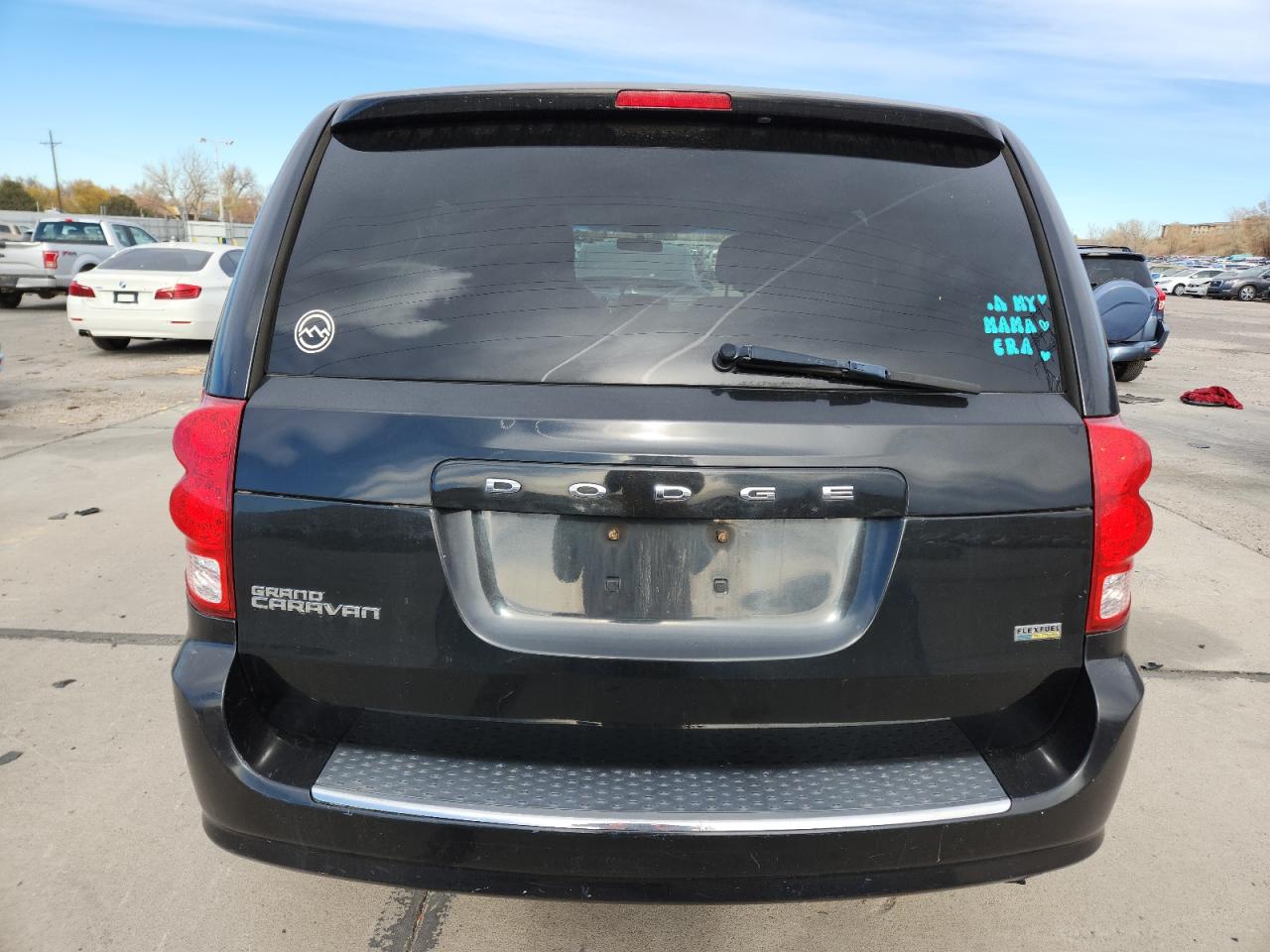 2013 Dodge Grand Caravan Sxt Black vin: 2C4RDGCG8DR544304