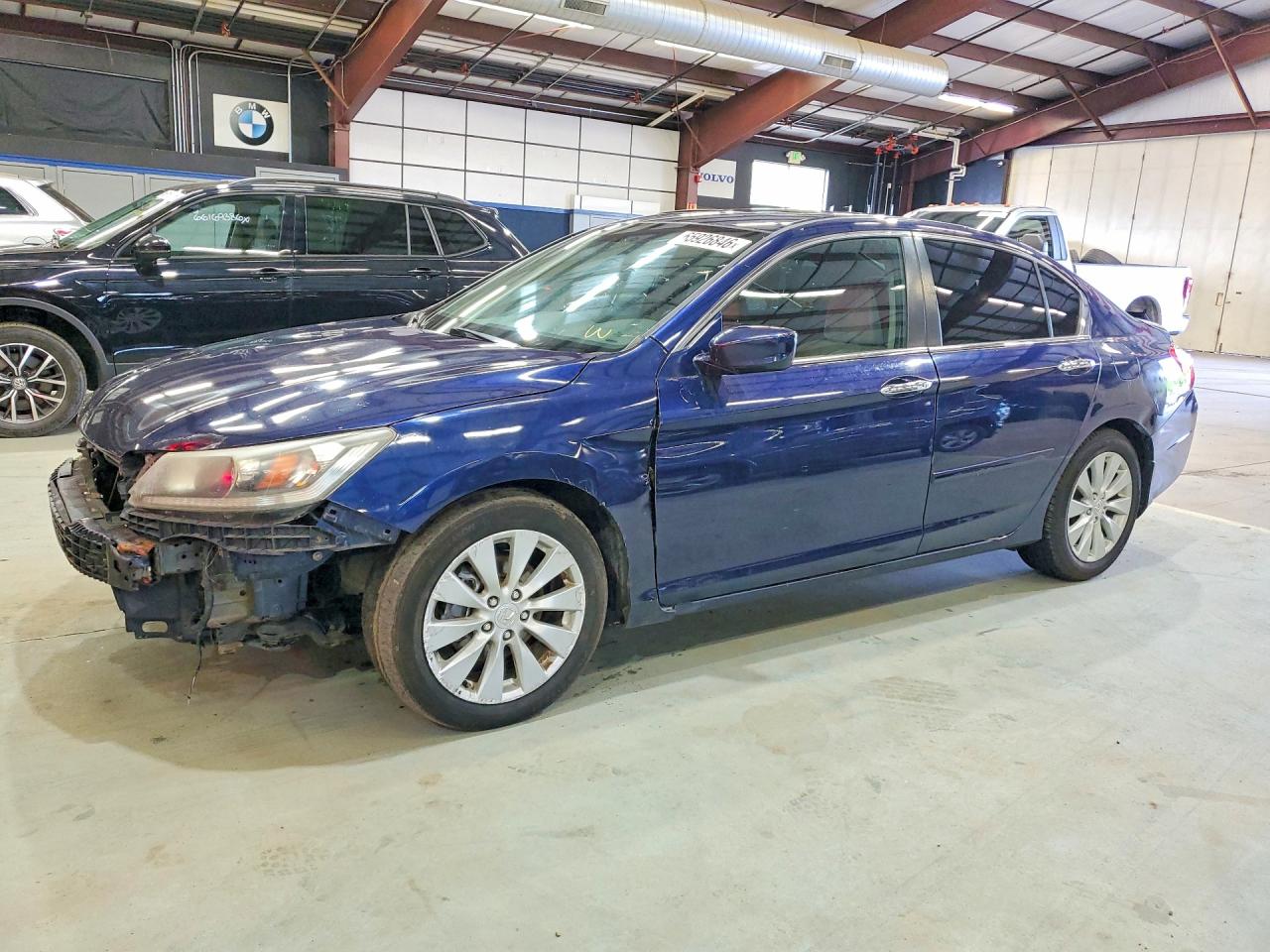 2014 Honda Accord Ex Синий vin: 1HGCR2F78EA018364