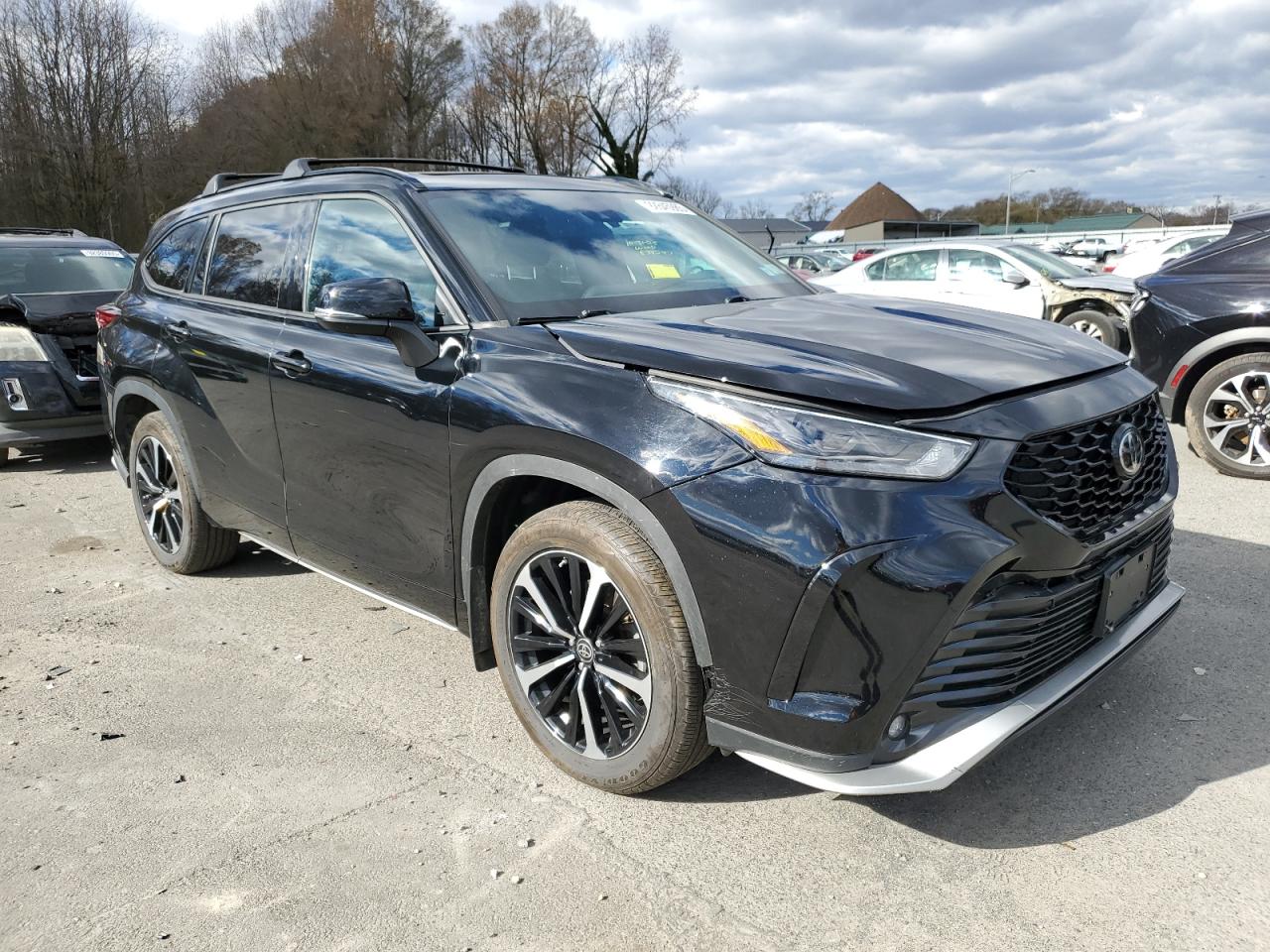 2022 Toyota Highlander Xse Black vin: 5TDLZRBHXNS257536