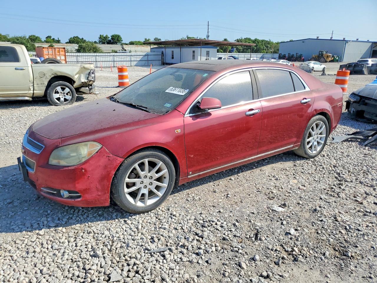 2008 Chevrolet Malibu Ltz Maroon vin: 1G1ZK577X8F296017