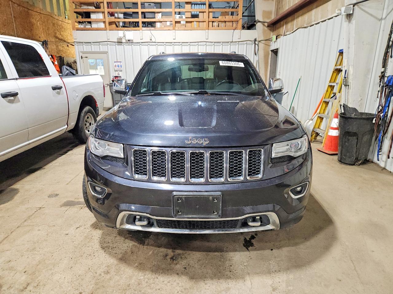 2014 Jeep Grand Cherokee Overland Black vin: 1C4RJFCG4EC386542