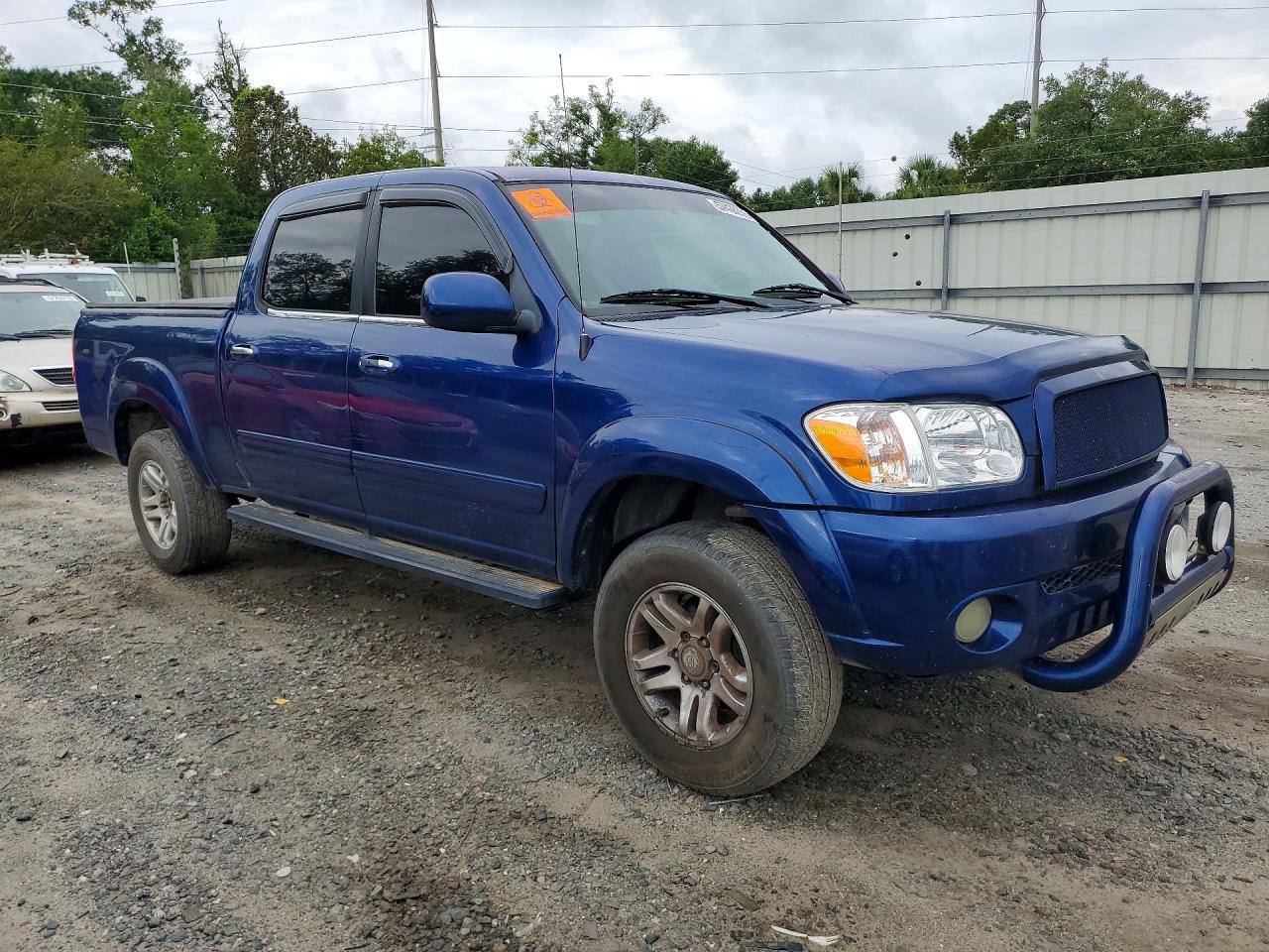 2005 Toyota Tundra Double Cab Limited Синий vin: 5TBET38195S479320