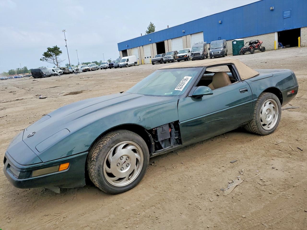 1996 Chevrolet Corvette Зеленый vin: 1G1YY32P1T5110630