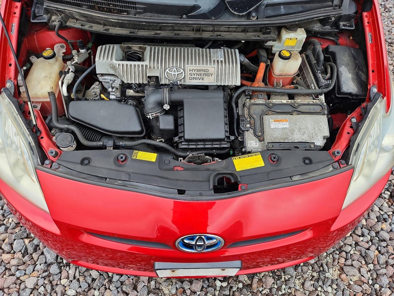 2010 Toyota Prius Ii Red vin: JTDKN3DUXA0191534