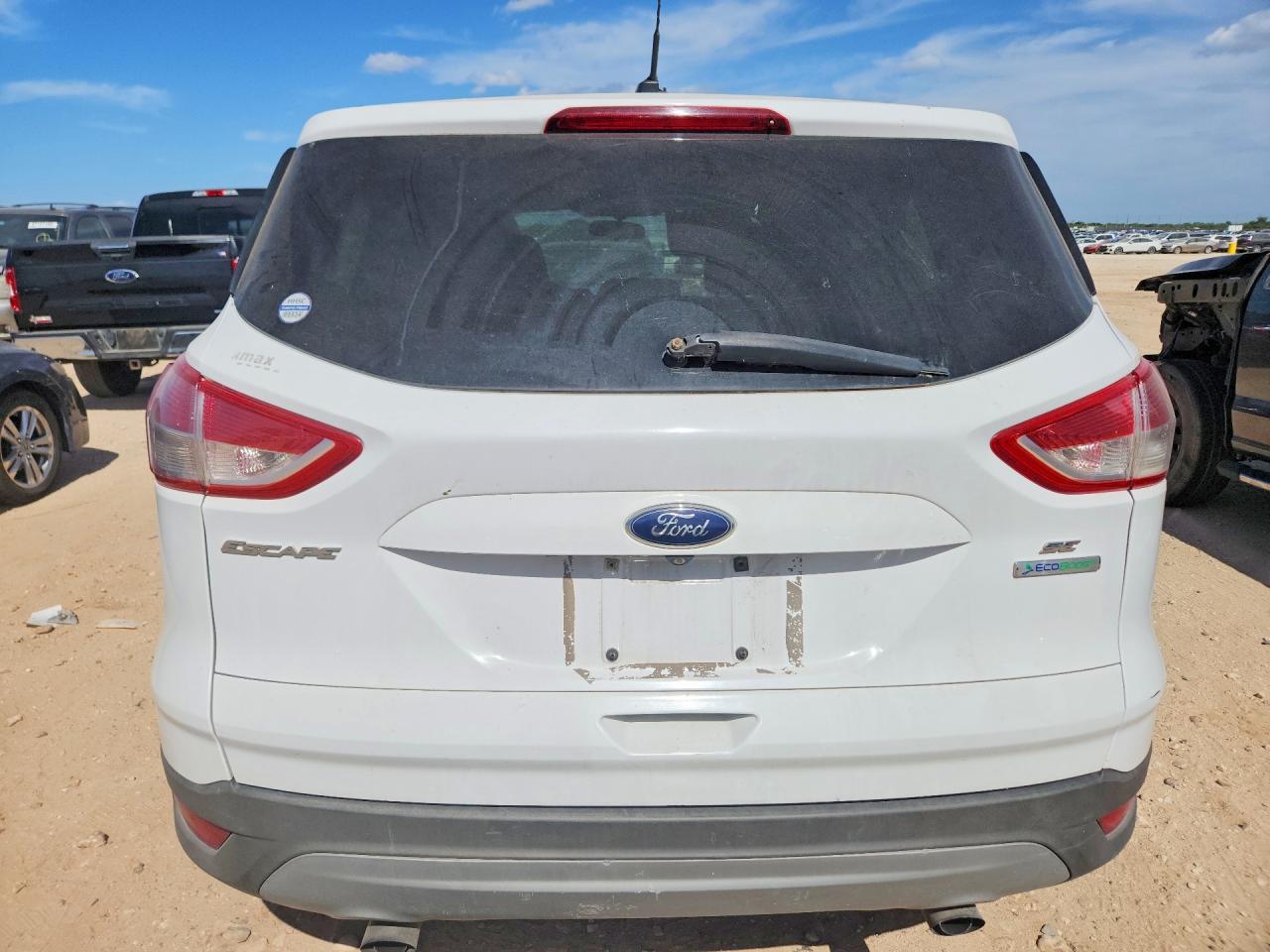 2014 Ford Escape Se White vin: 1FMCU0GX1EUA47439