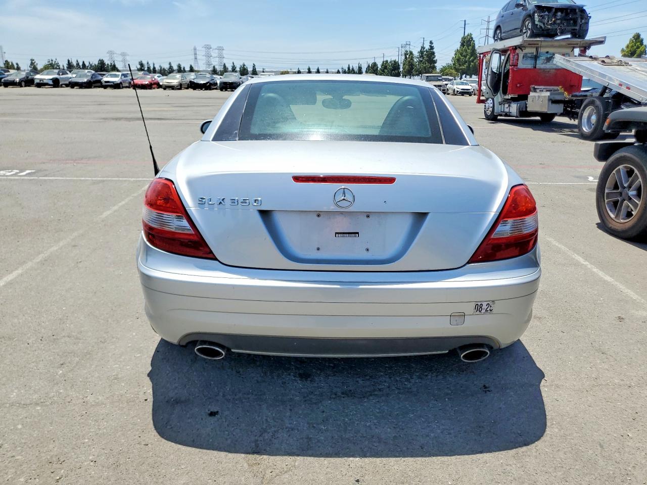 2005 Mercedes-benz Slk 350 Gray vin: WDBWK56F15F061177