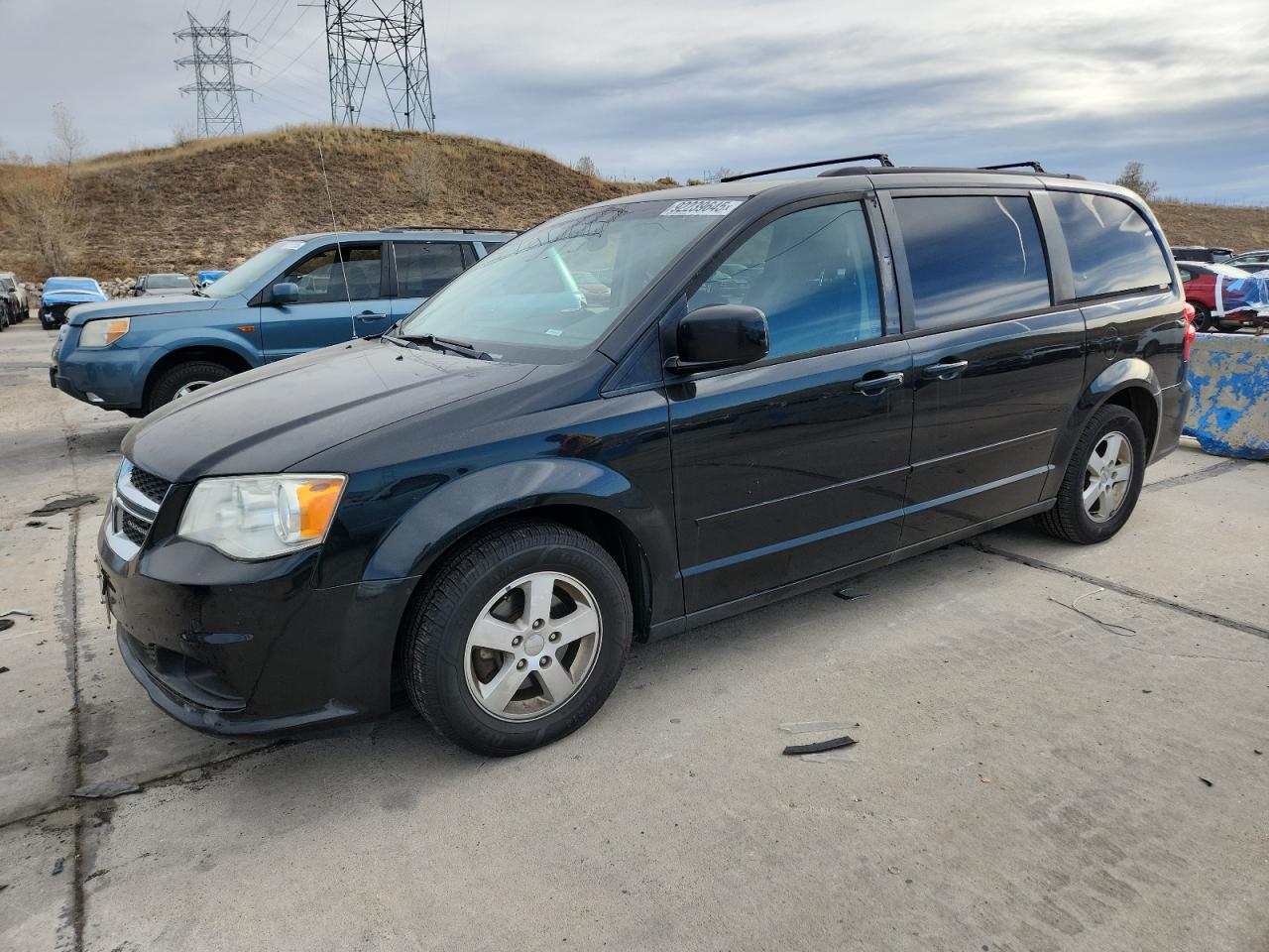 2013 Dodge Grand Caravan Sxt Black vin: 2C4RDGCG8DR544304