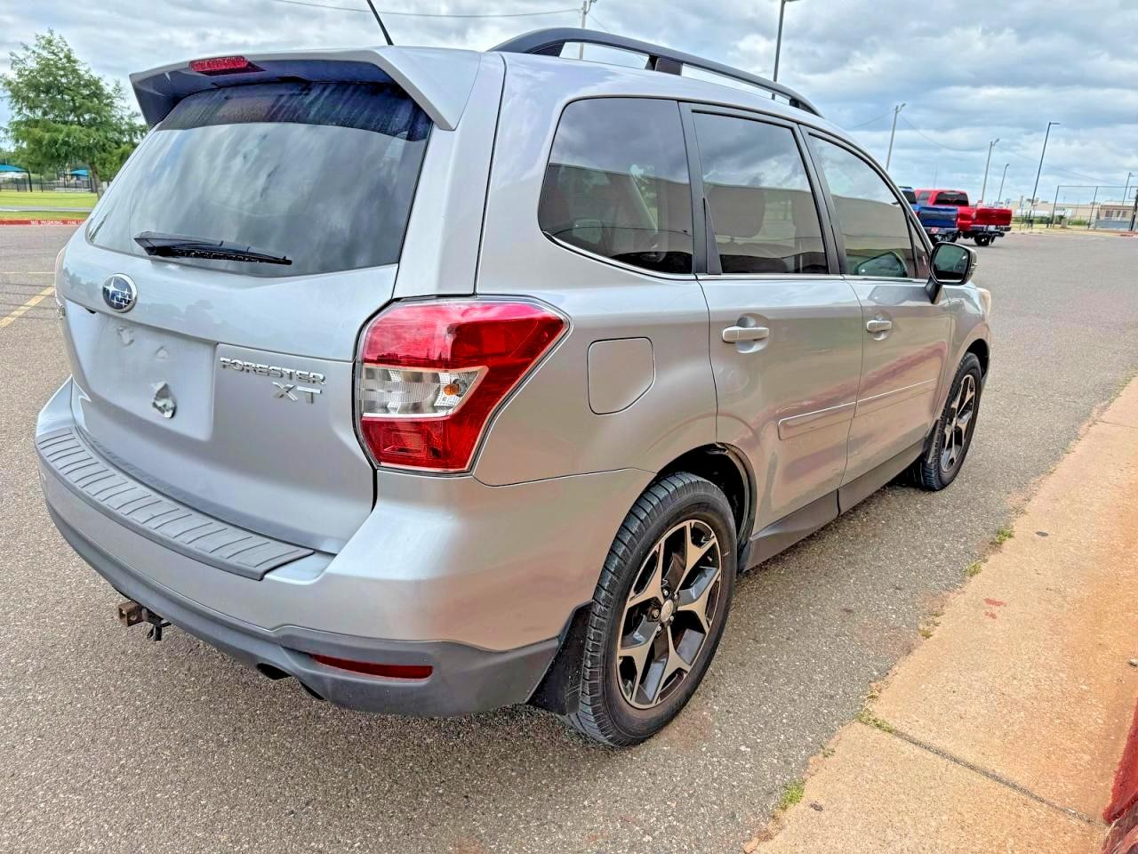 2014 Subaru Forester 2.0xt Touring Silver vin: JF2SJGPC9EH473176