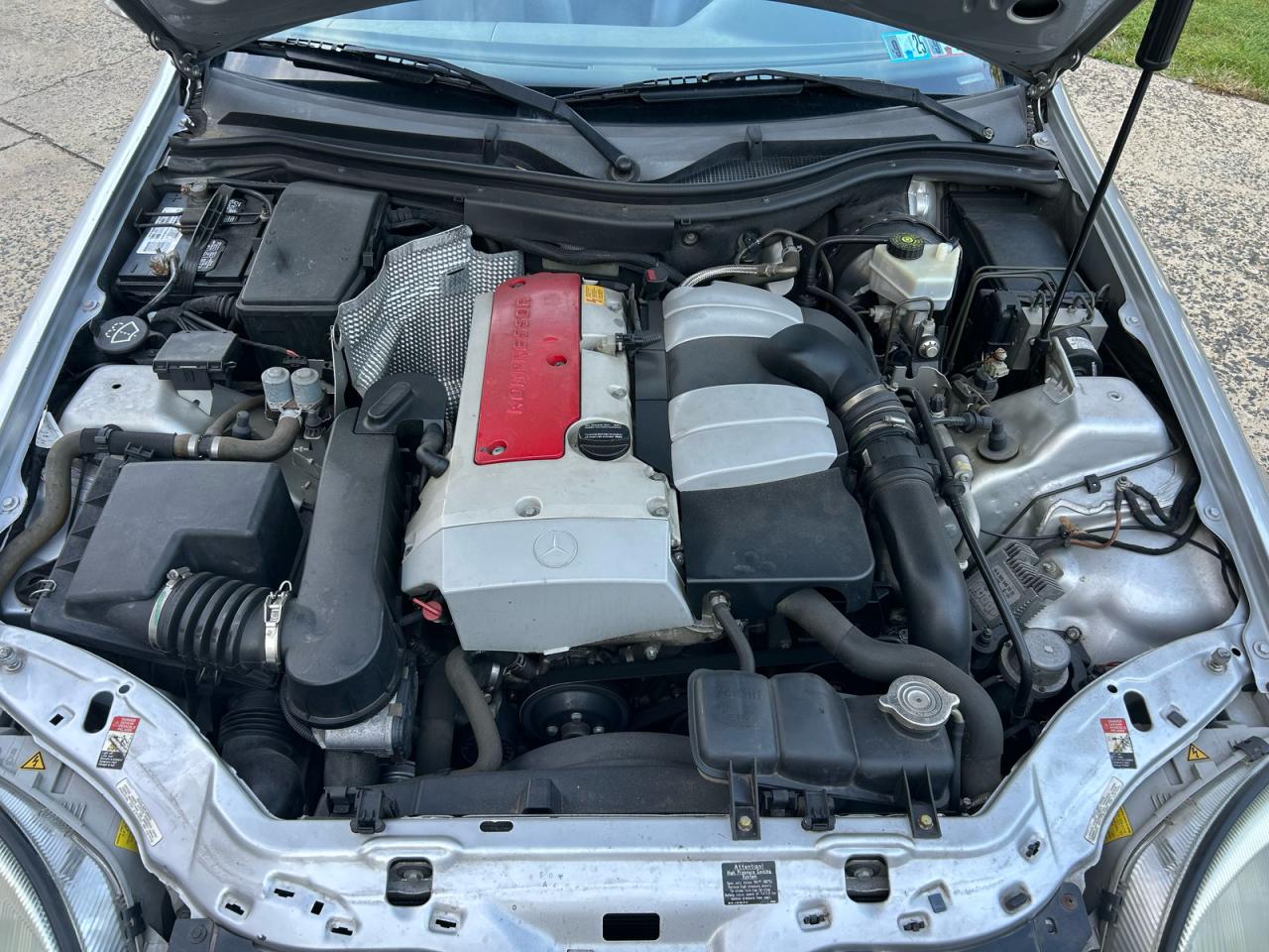 2001 Mercedes-benz Slk 230 Kompressor Gray vin: WDBKK49F31F234132