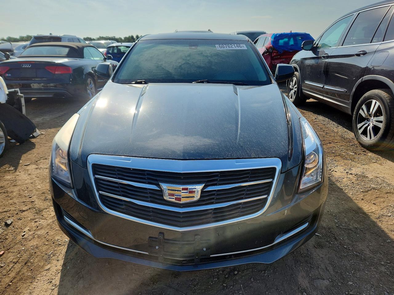 2015 Cadillac Ats Gray vin: 1G6AG5RX3F0122196