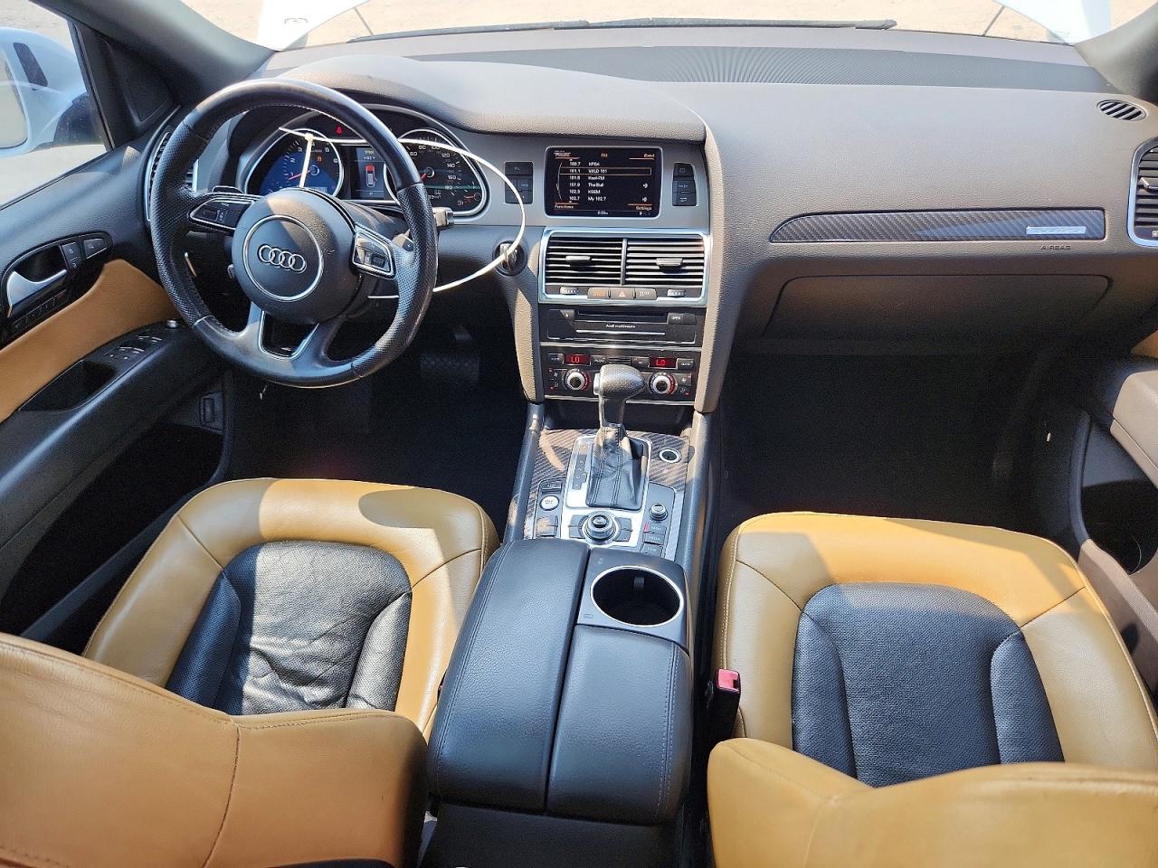 2013 Audi Q7 Prestige White vin: WA1DGAFE5DD002129
