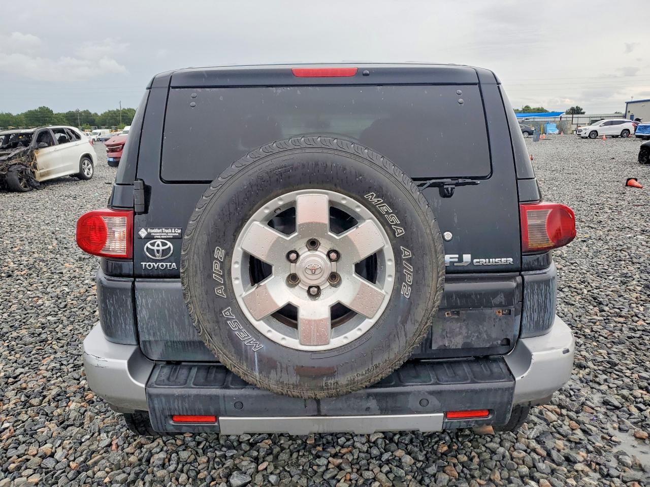 2008 Toyota Fj Cruiser Base Черный vin: JTEBU11F280106916