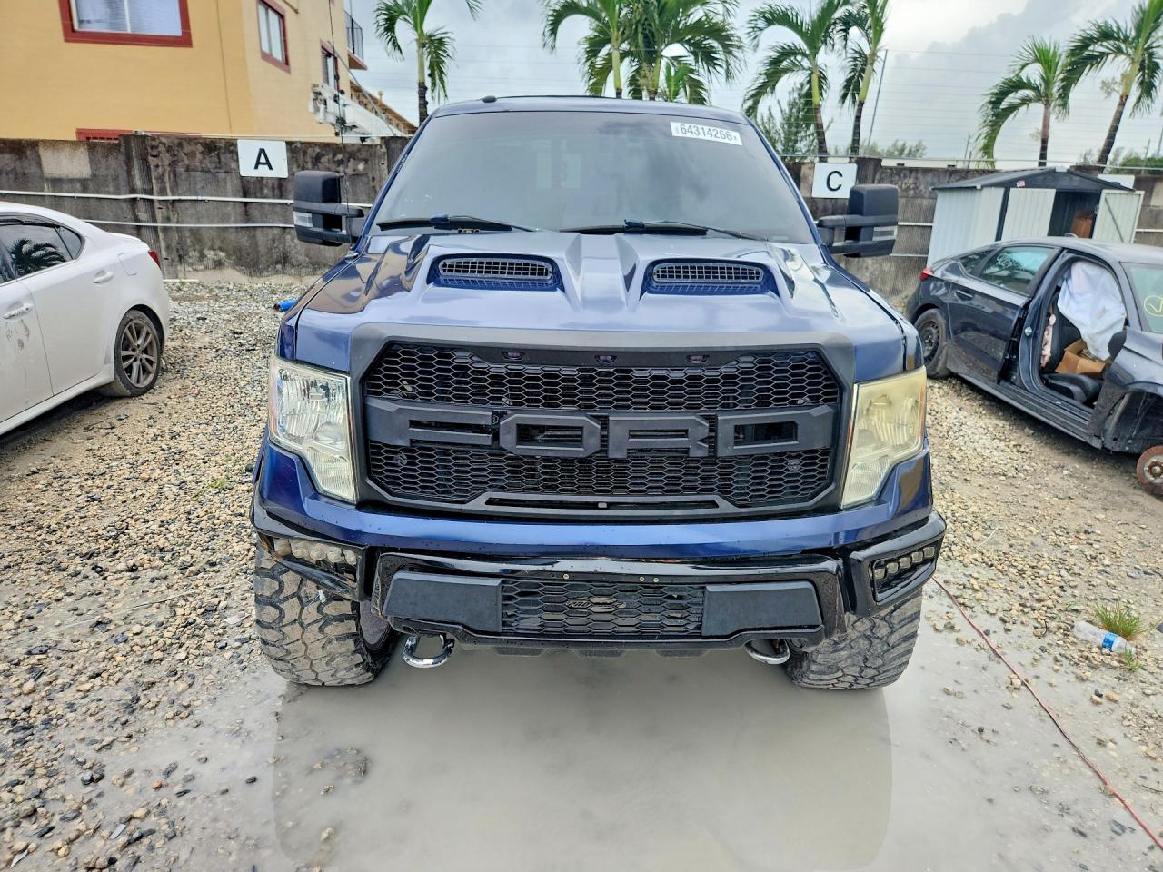 2011 Ford F150 Supercrew Синий vin: 1FTFW1EF1BFB60044