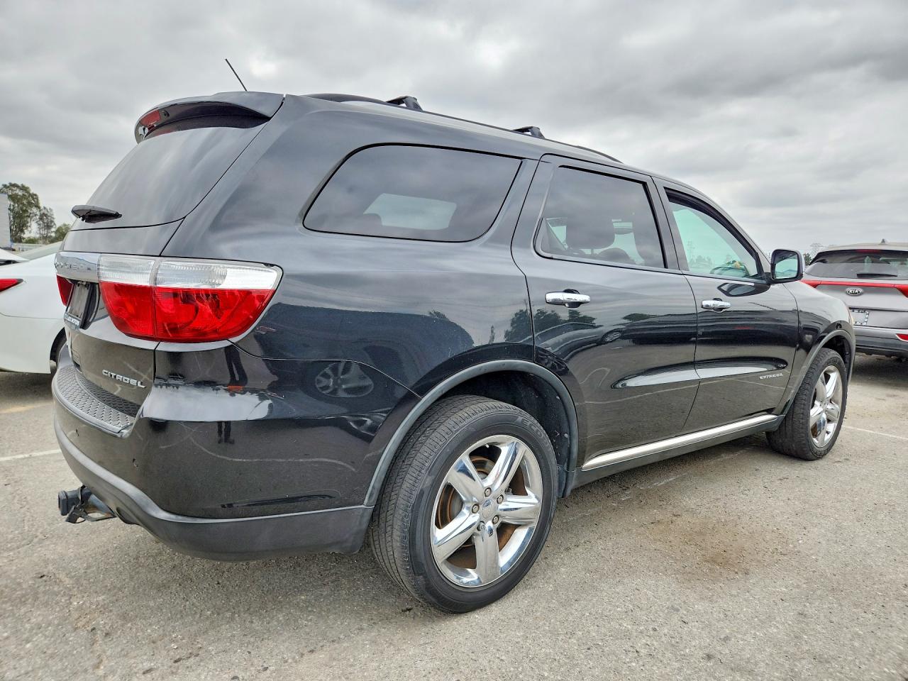 2012 Dodge Durango Citadel Черный vin: 1C4RDHEG4CC257908