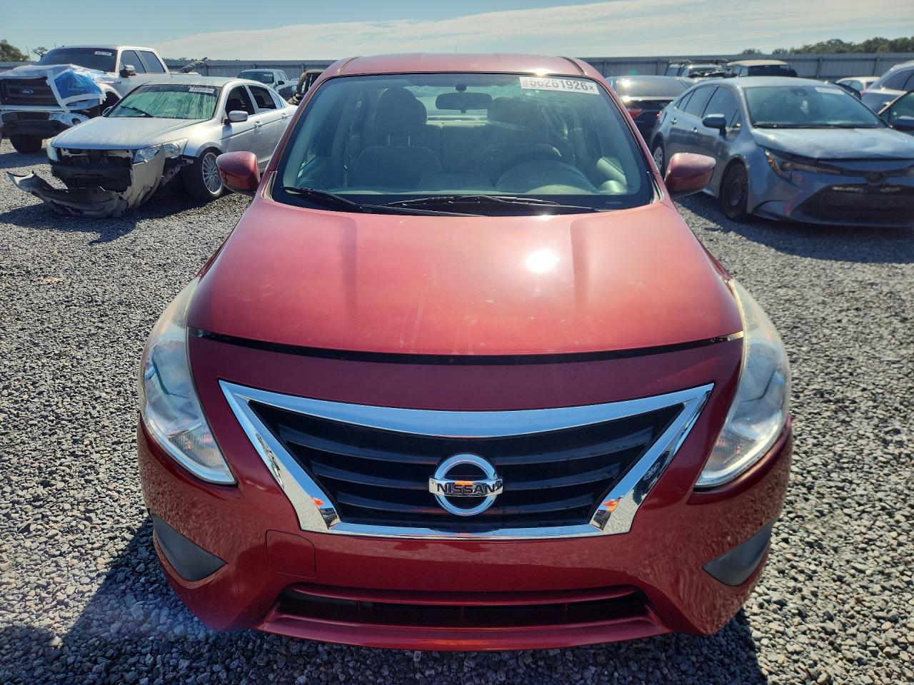 2015 Nissan Versa 1.6 Sv Red vin: 3N1CN7AP8FL941326